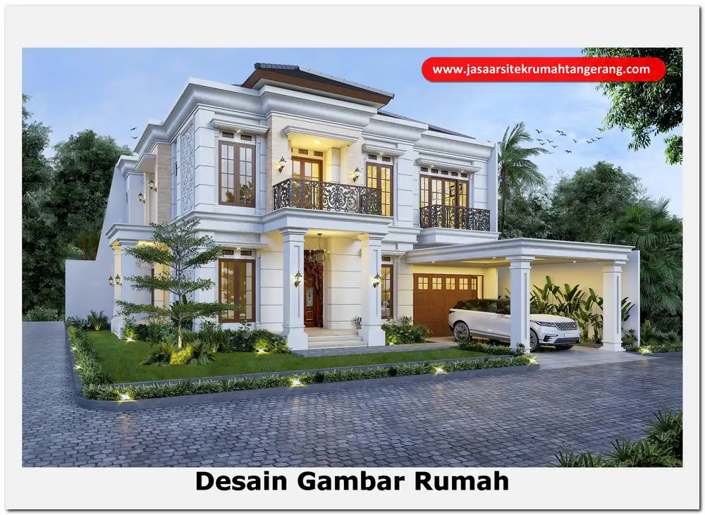Gambar Rumah Hook dengan Taman
