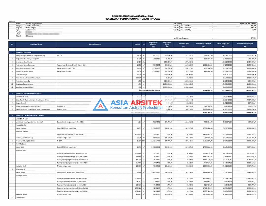 Jasa Bangun Rumah di Tangerang