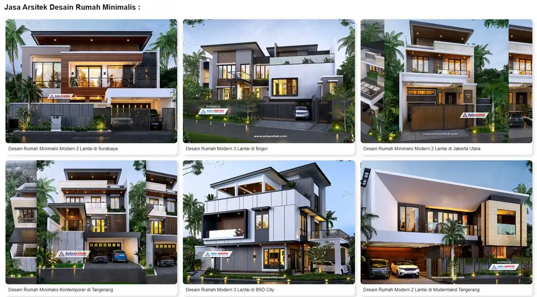 Kontraktor Rumah Minimalis Elegan