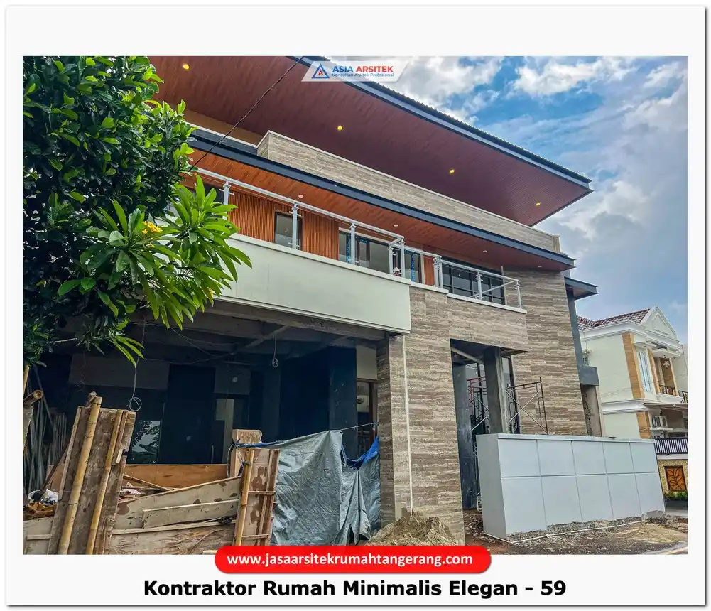 Kontraktor Rumah Minimalis Elegan