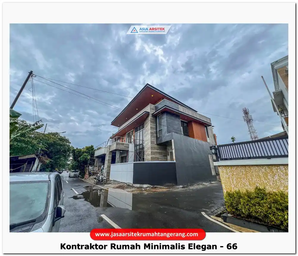 Kontraktor Rumah Minimalis Elegan