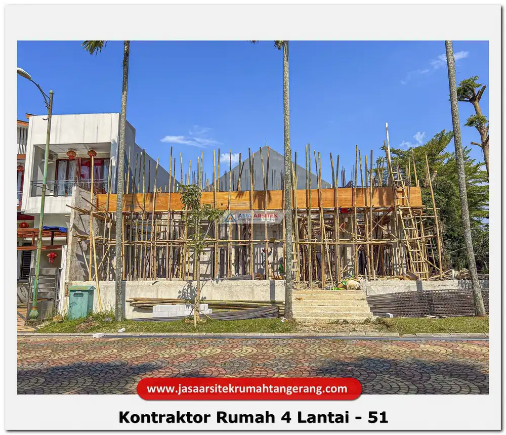Kontraktor Rumah 4 Lantai
