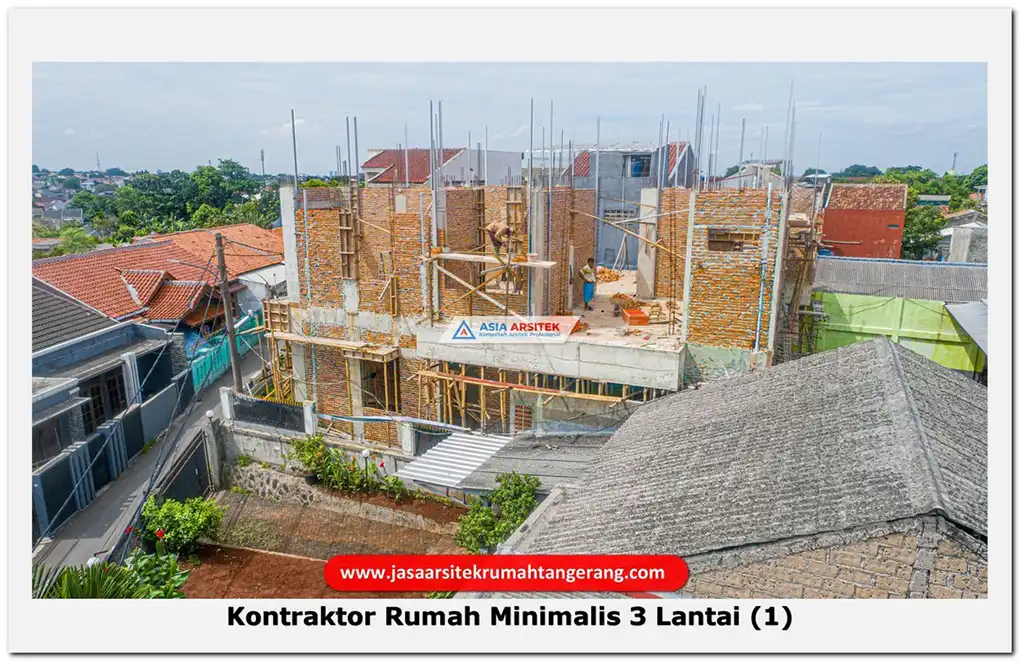 Kontraktor Rumah Minimalis 3 Lantai