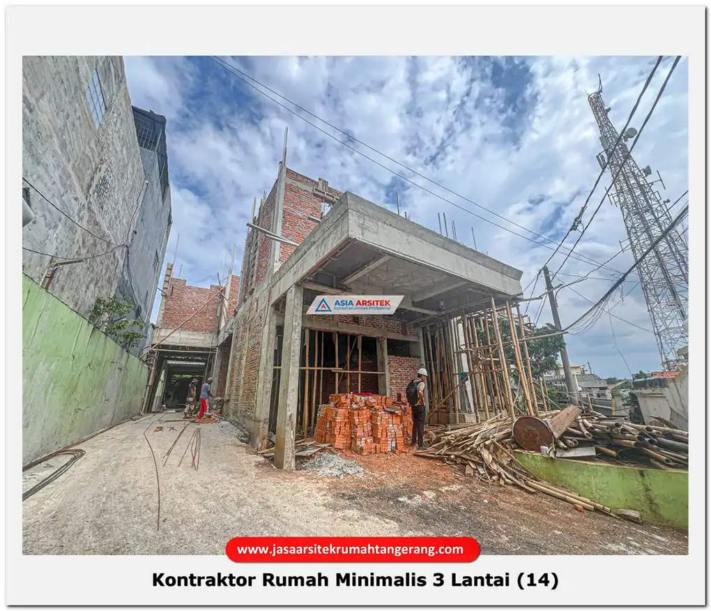 Kontraktor Rumah Minimalis 3 Lantai