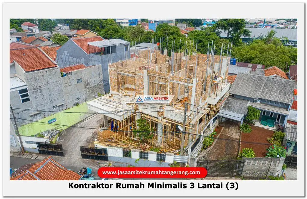 Kontraktor Rumah Minimalis 3 Lantai
