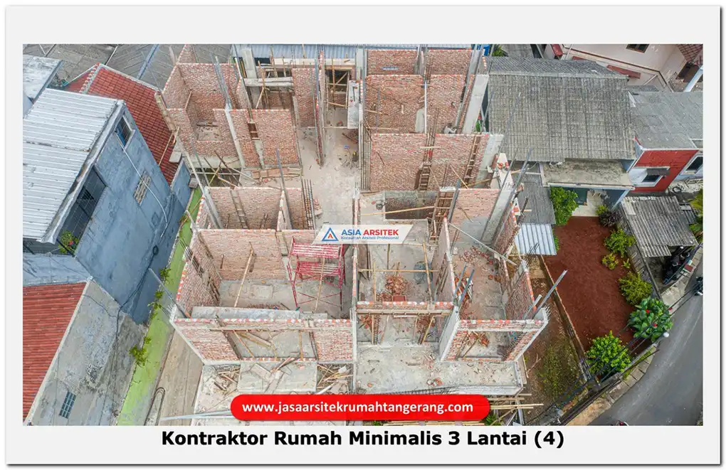 Kontraktor Rumah Minimalis 3 Lantai