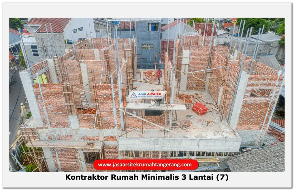 Kontraktor Rumah Minimalis 3 Lantai