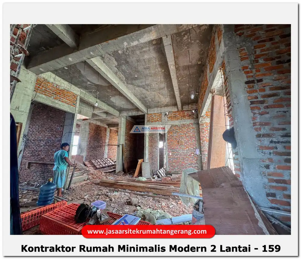 Kontraktor Rumah Minimalis Modern 2 Lantai