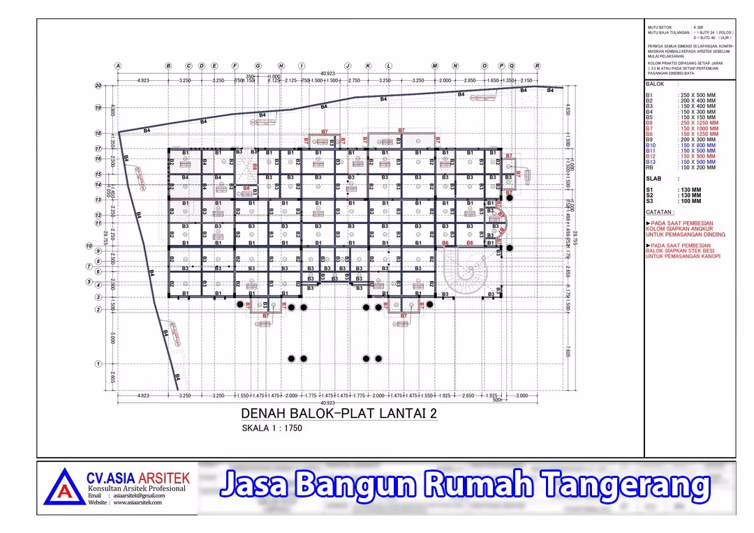 Jasa Bangun Rumah Tangerang - GAMBAR KERJA (4)