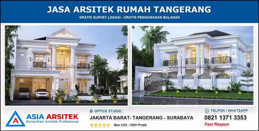 Kontraktor Jasa Bangun dan Renovasi Rumah Mediterania di Jakut