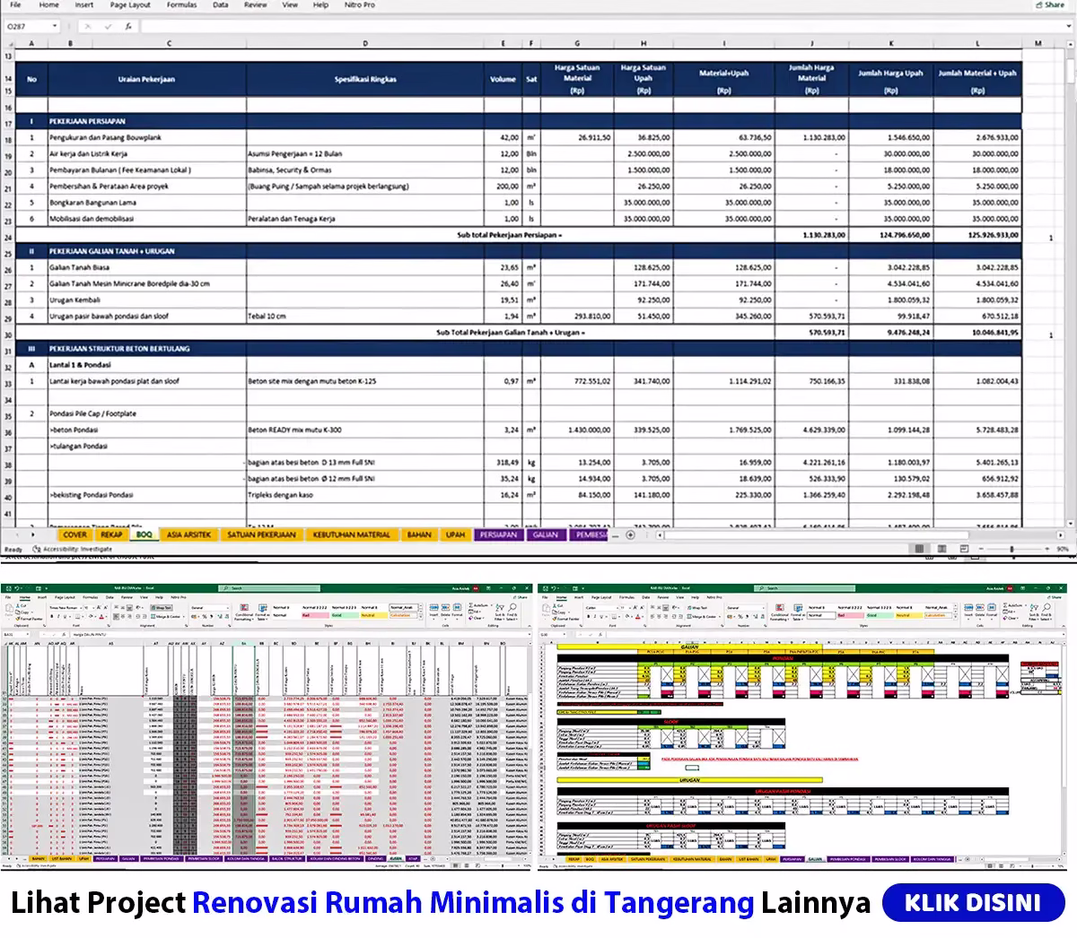 Renovasi Rumah Minimalis di Tangerang Selatan - Header