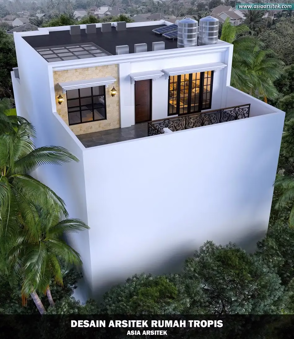 Desain Rumah 4 Lantai PIK Jakarta