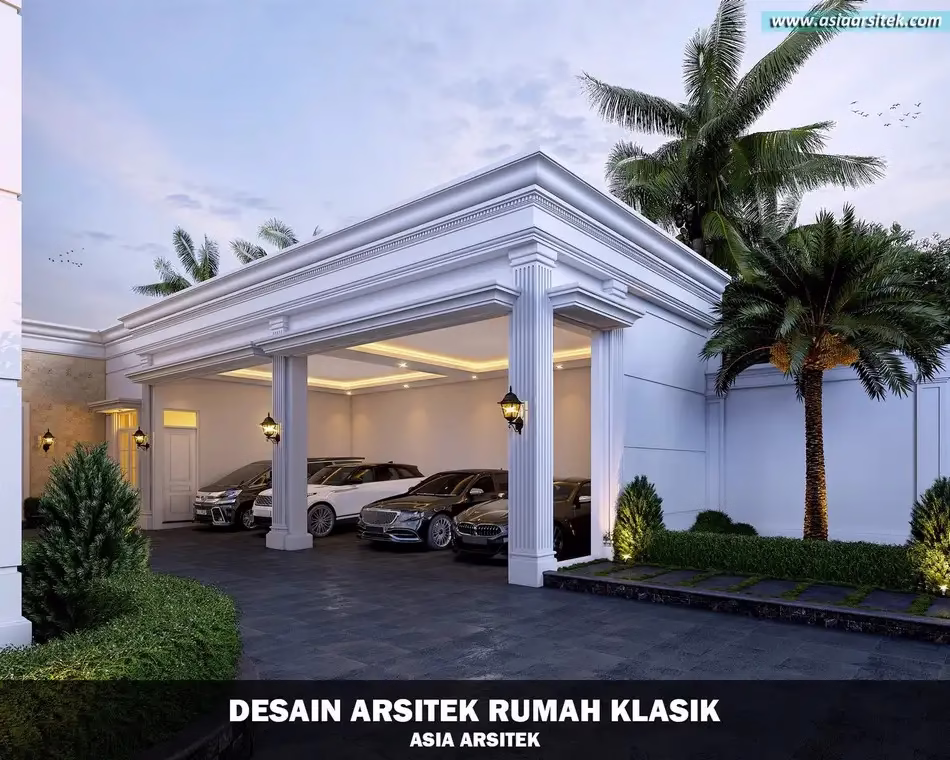 Desain Rumah Klasik 1 Lantai di Bangka Belitung