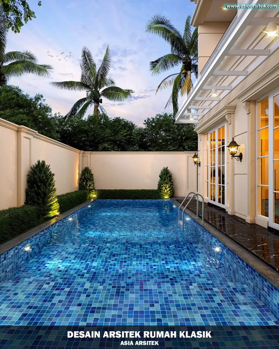 Desain Rumah Klasik 2 Lantai