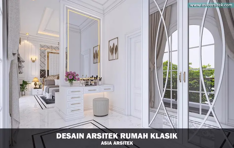 Desain Rumah Klasik 2 Lantai
