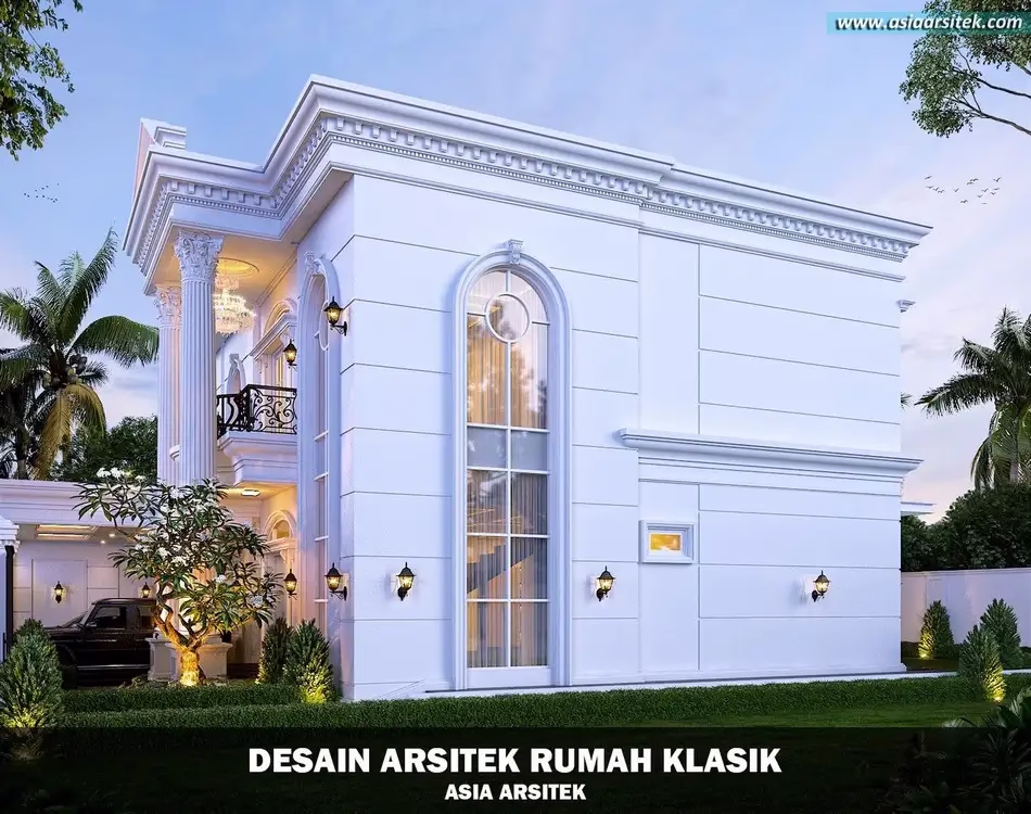 Desain Rumah Klasik Mewah 18x24 Meter