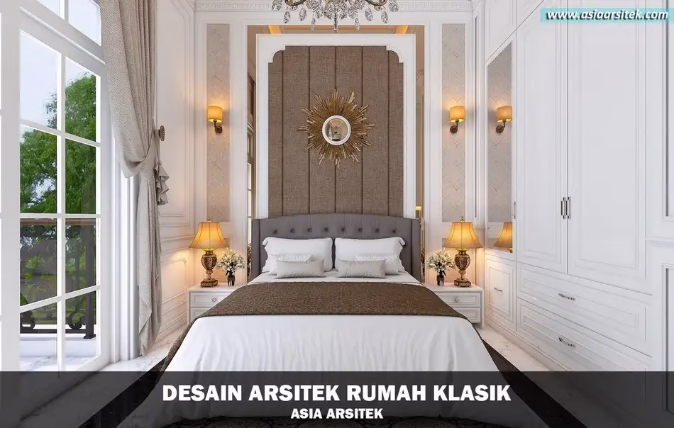 Desain Rumah Klasik 2 Lantai di Langkat Sumatra Utara