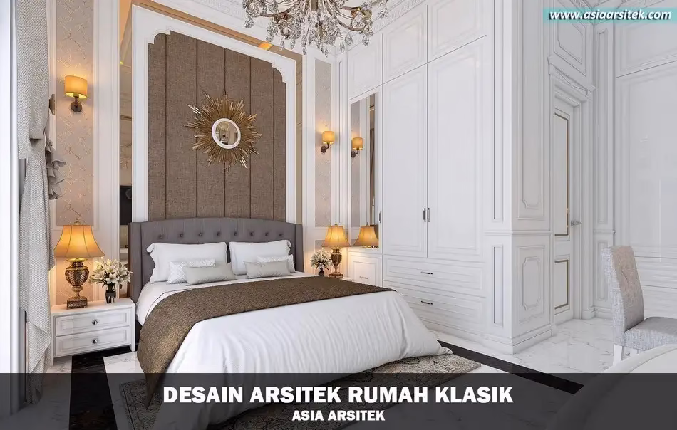 Desain Rumah Klasik 2 Lantai di Langkat Sumatra Utara