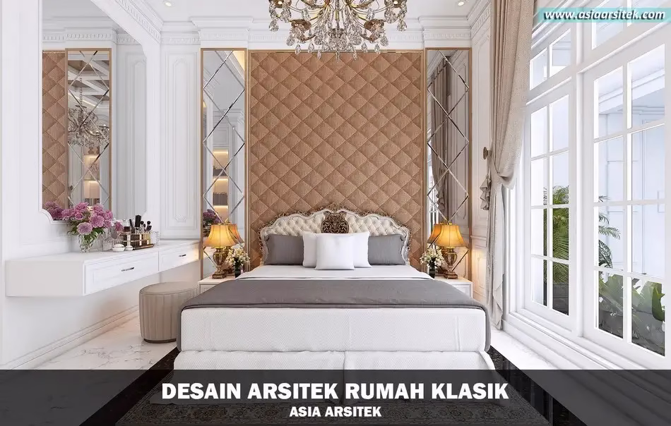 Desain Rumah Klasik 2 Lantai di Langkat Sumatra Utara