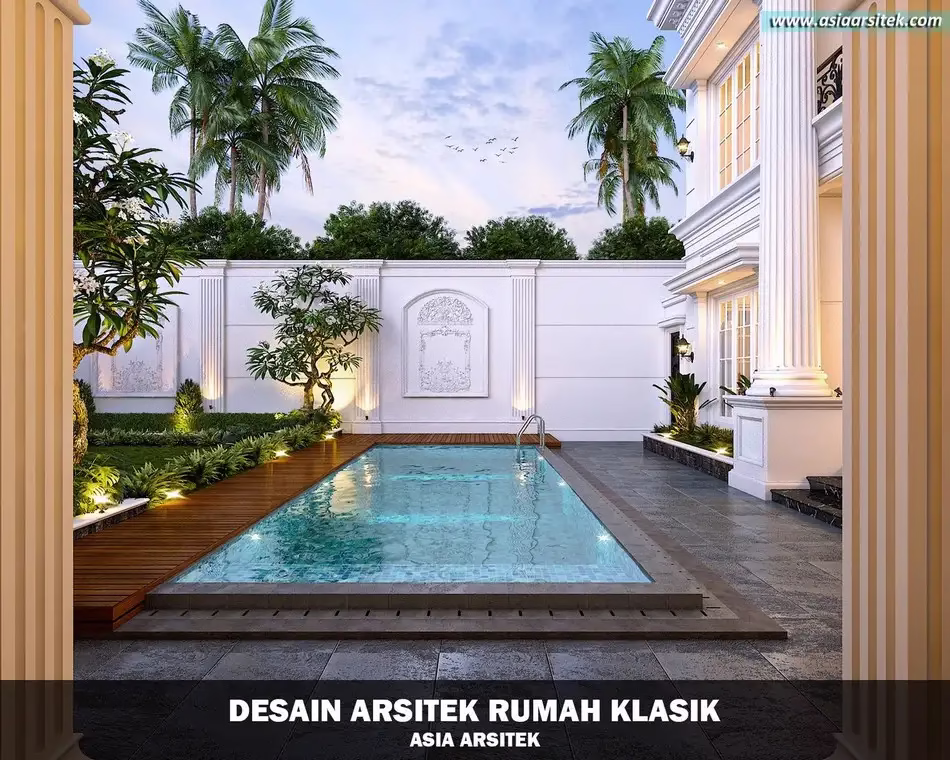 Desain Rumah Klasik 2 Lantai di Merauke Papua