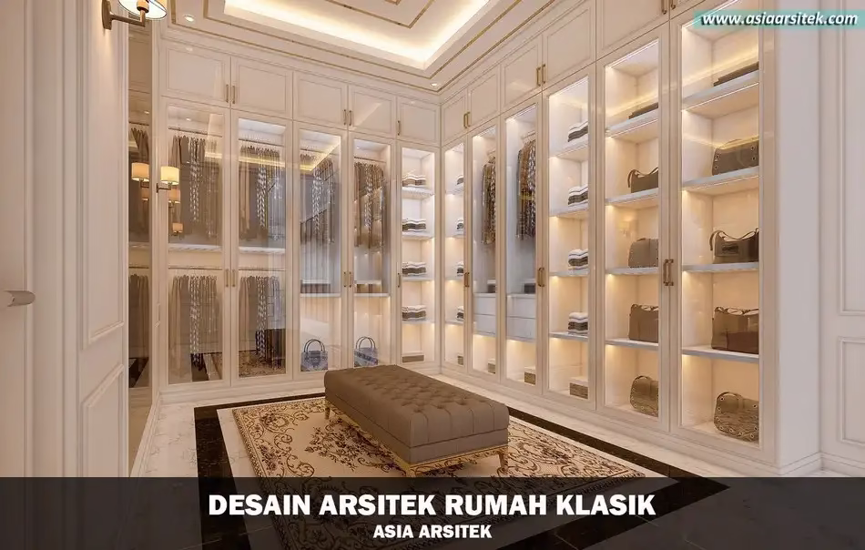 Desain Rumah Klasik 2 Lantai di Palembang