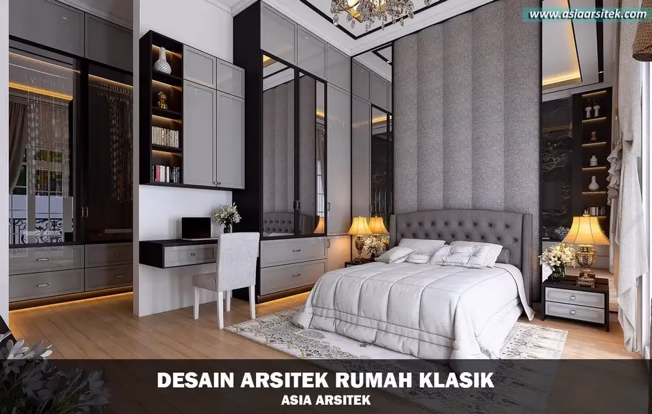 Desain Rumah Klasik 2 Lantai di Palembang