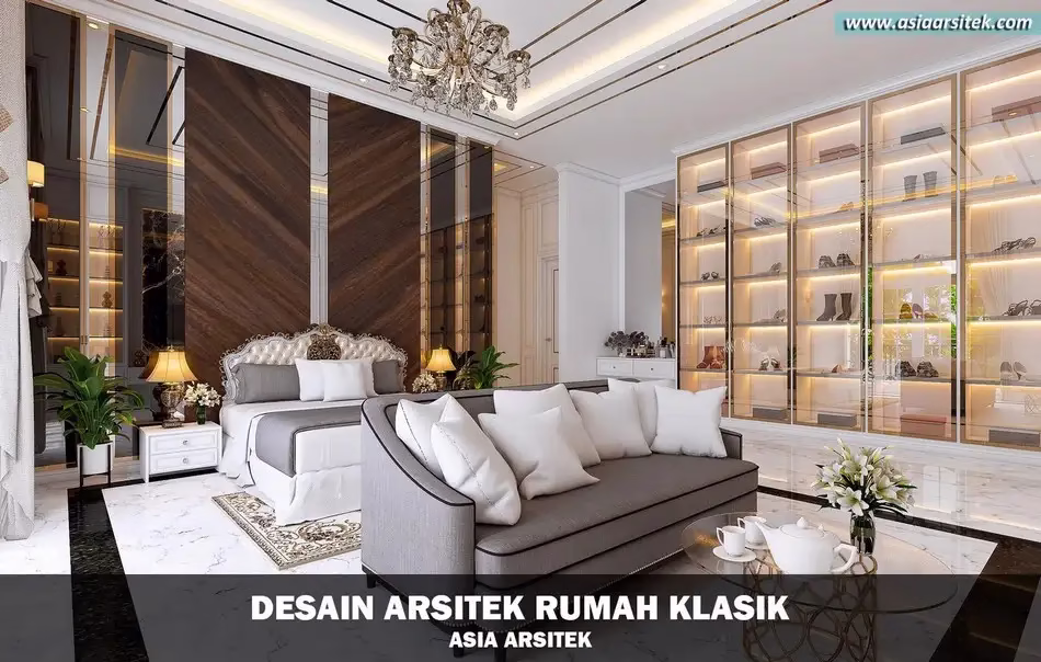 Desain Rumah Klasik 2 Lantai di Palembang