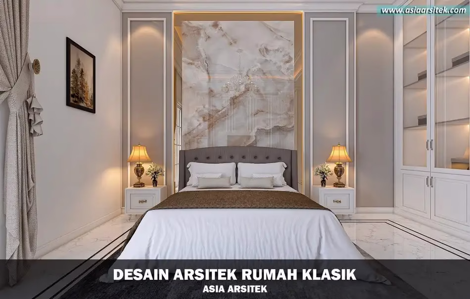 Desain Rumah Klasik 3 Lantai Mewah di Cikupa