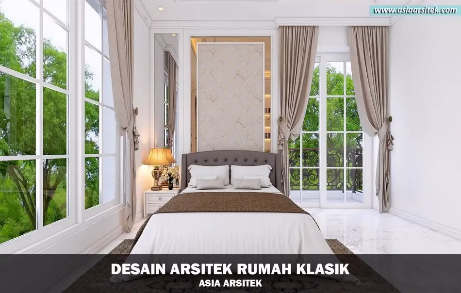 Desain Rumah Klasik 4 Lantai di Larangan Tangerang
