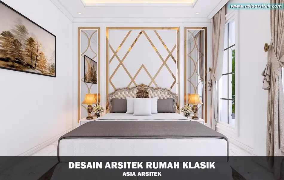 Desain Rumah Klasik 4 Lantai di Larangan Tangerang