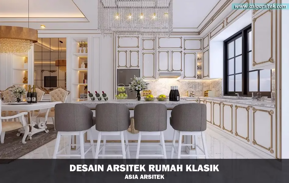 Desain Rumah Klasik 4 Lantai