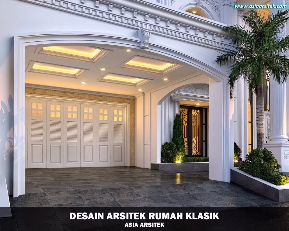 Desain Rumah Klasik Mewah di Banjarbaru
