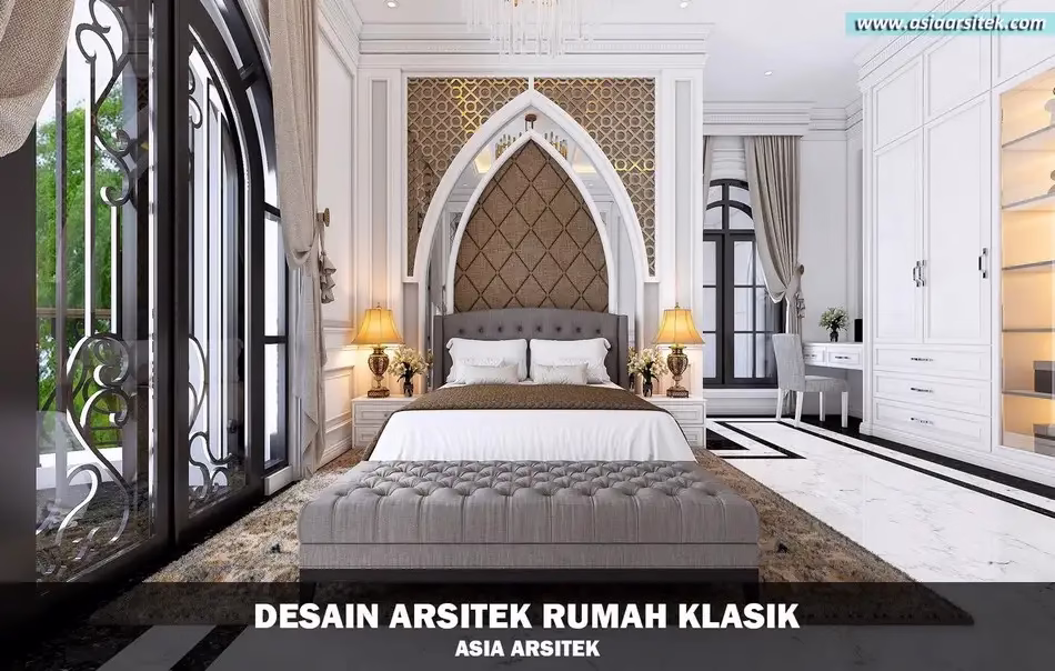 Desain Rumah Klasik Mewah di Banjarbaru