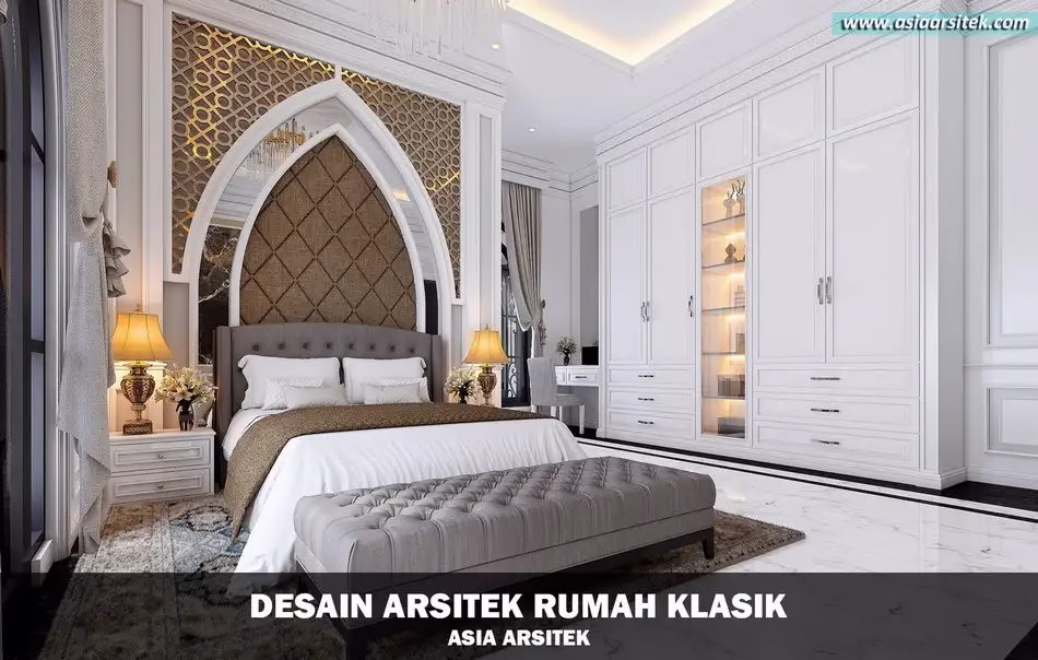 Desain Rumah Klasik Mewah di Banjarbaru
