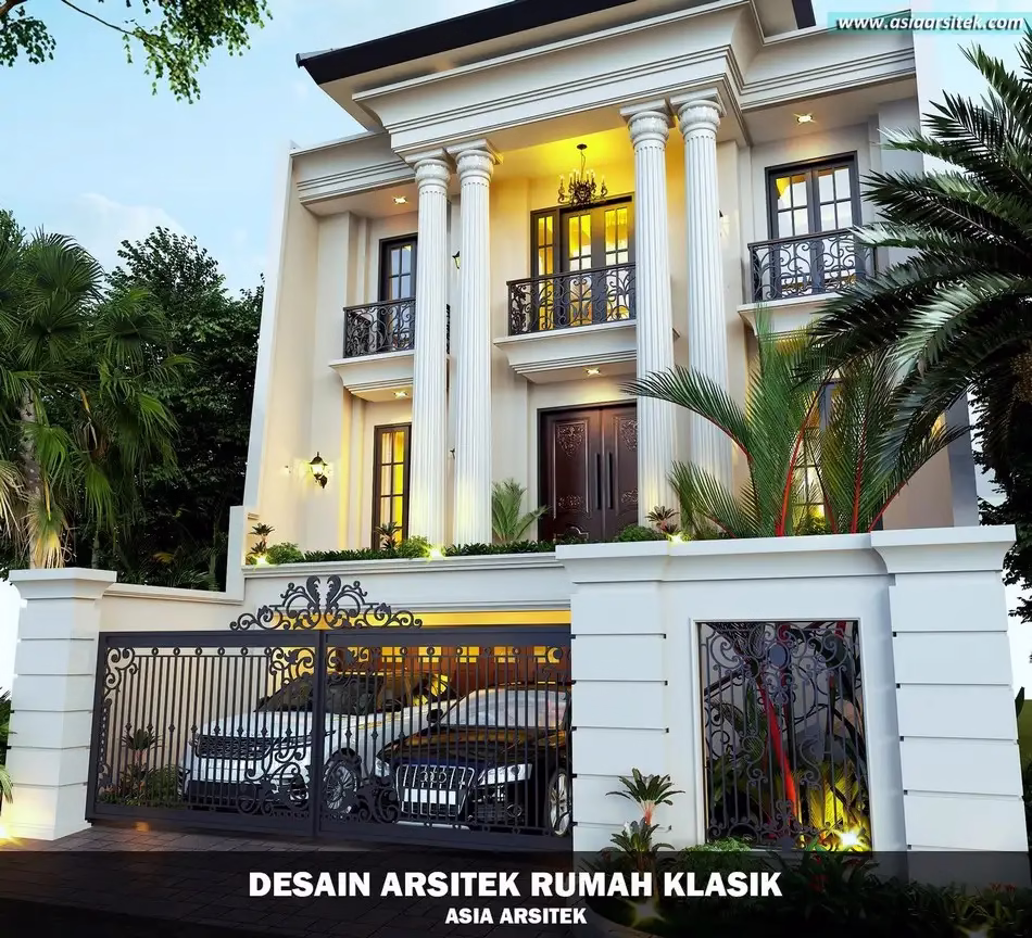 Desain Rumah Klasik Modern