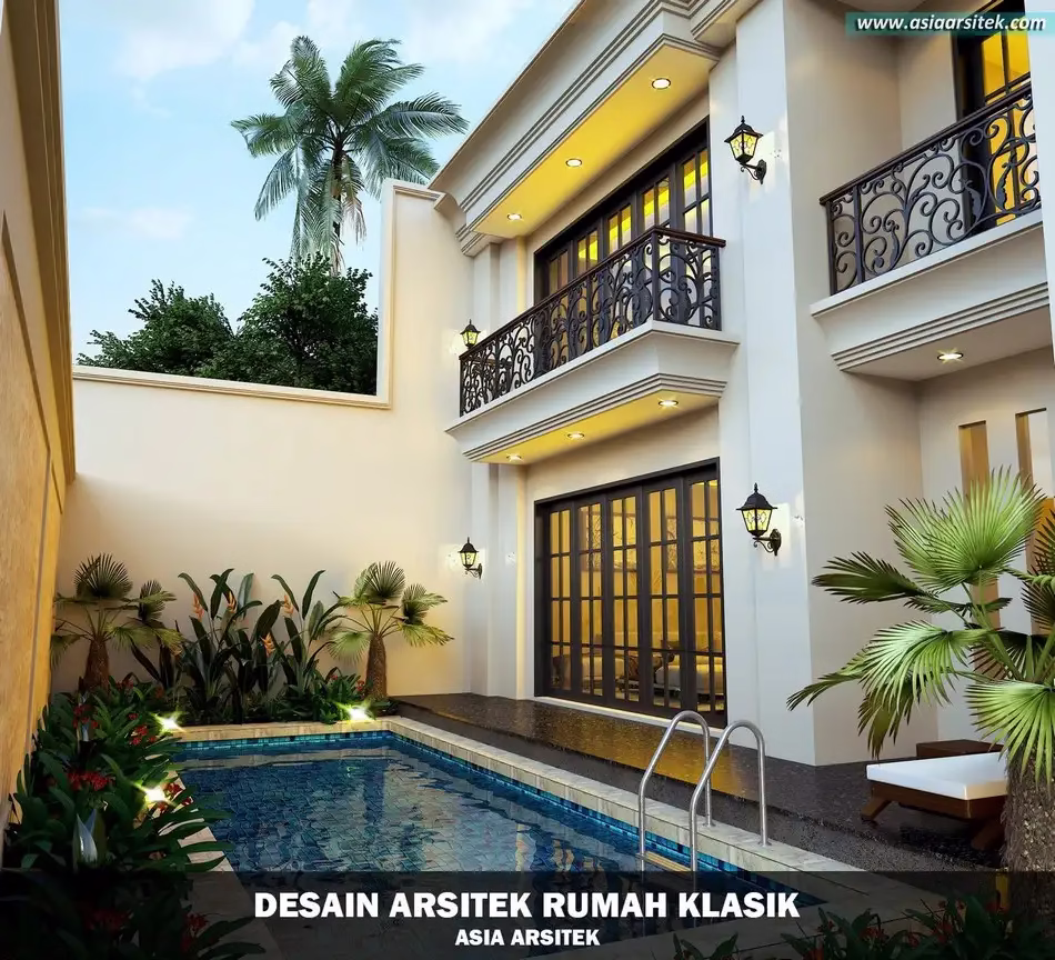 Desain Rumah Klasik Modern