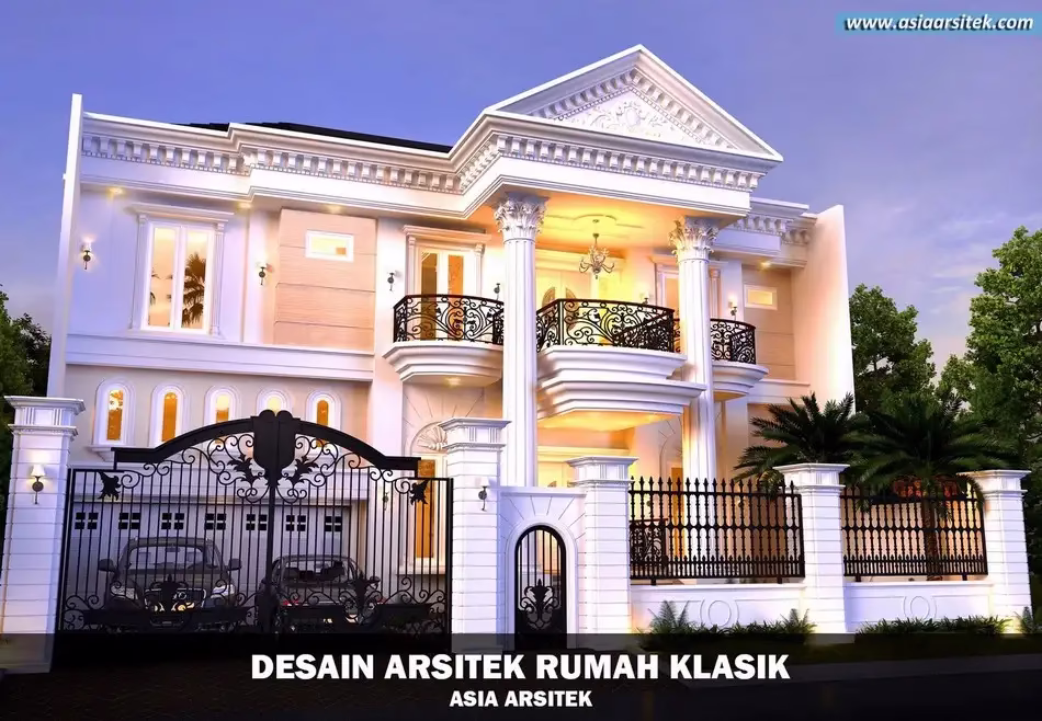 Desain Rumah Klasik Modern