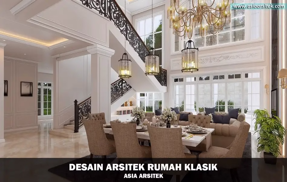 Desain Rumah Klasik Tangerang Selatan