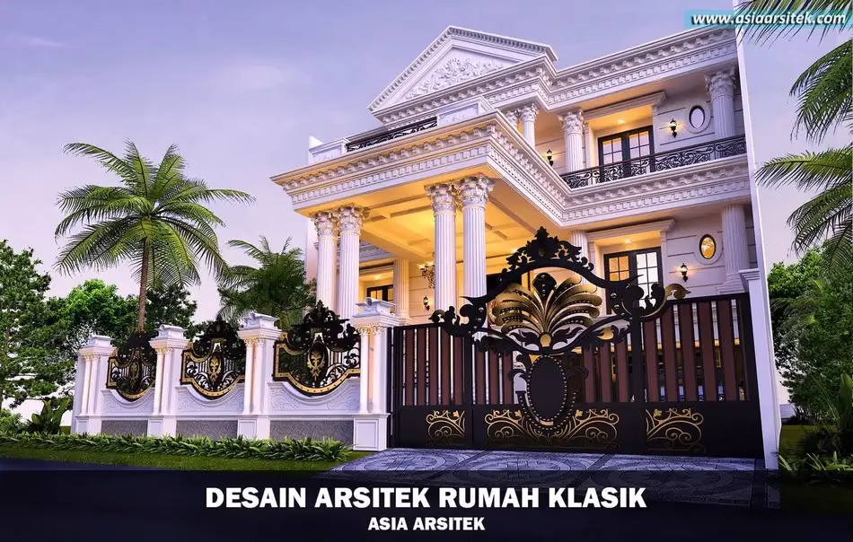Desain Rumah Mewah 3 Lantai