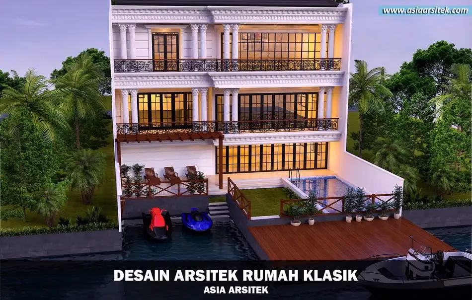 Desain Rumah Mewah 3 Lantai