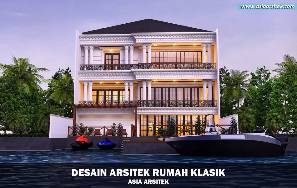 Desain Rumah Mewah 3 Lantai