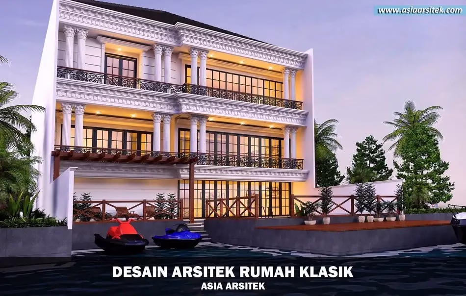 Desain Rumah Mewah 3 Lantai