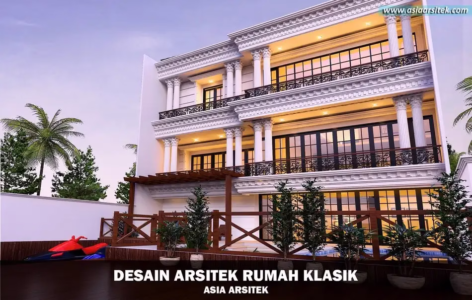 Desain Rumah Mewah 3 Lantai