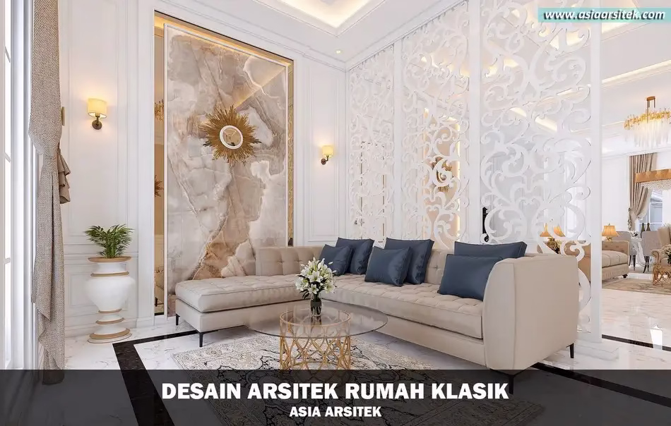 Desain Rumah Mewah Klasik 2 Lantai di Jatiasih Bekasi