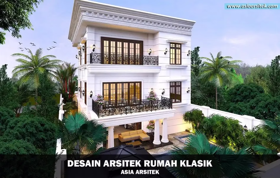 Desain Rumah Mewah Klasik