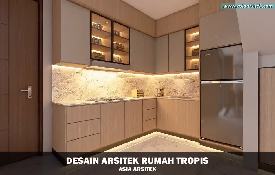 Desain Rumah Tropis 2 Lantai Bintaro