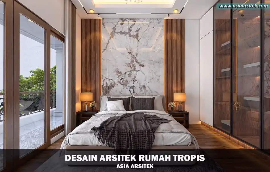 Desain Rumah Tropis 2 Lantai Sentul Bogor