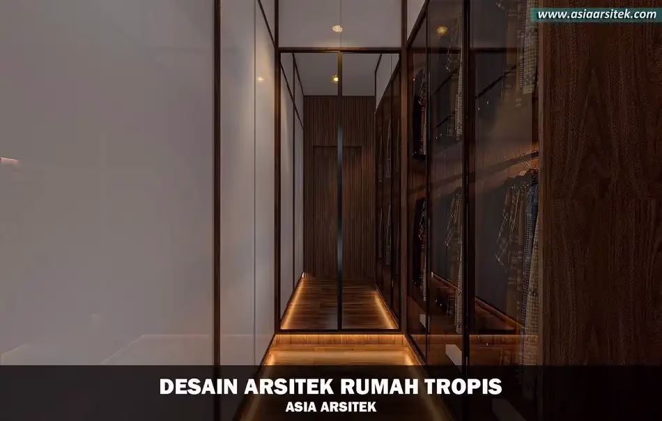 Desain Rumah Tropis 2 Lantai Sentul Bogor
