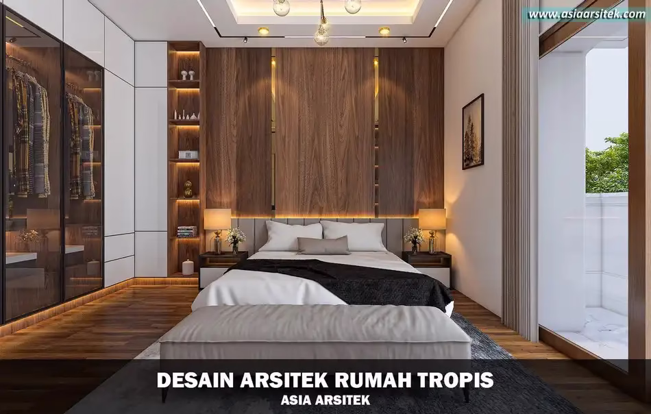 Desain Rumah Tropis 2 Lantai Sentul Bogor