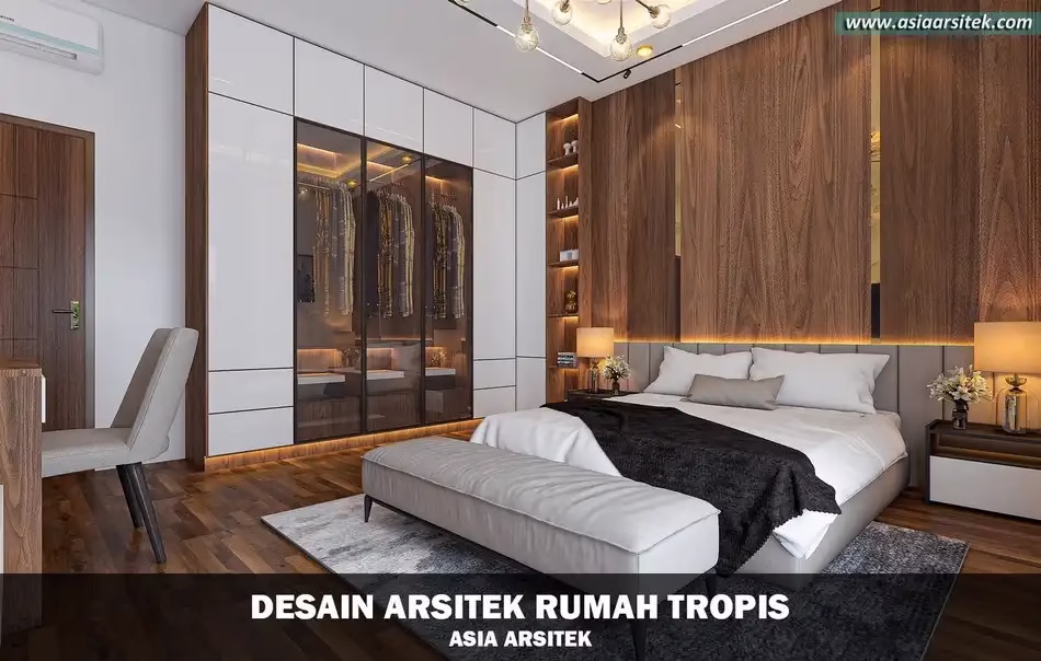 Desain Rumah Tropis 2 Lantai Sentul Bogor